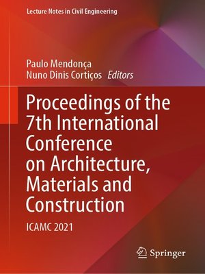 cover image of Proceedings of the 7th International Conference on Architecture, Materials and Construction